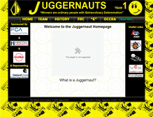Tablet Screenshot of juggernauts.org